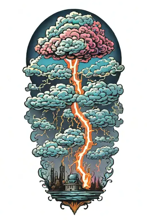 Lightning Storm Clouds