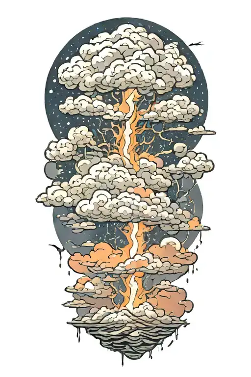 Lightning Storm Clouds