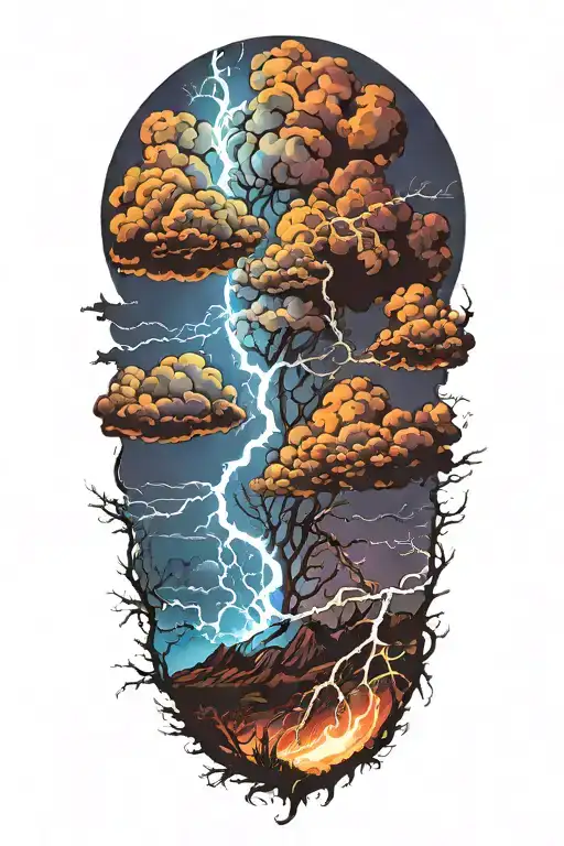 Lightning Storm Clouds