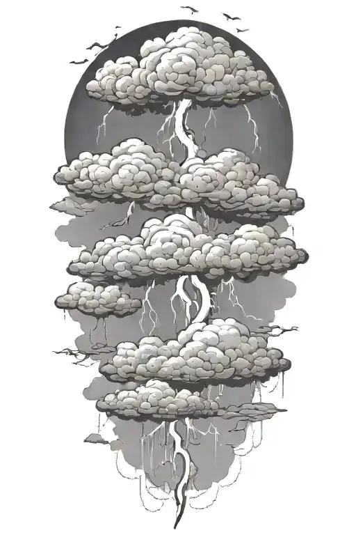 Lightning Storm Clouds