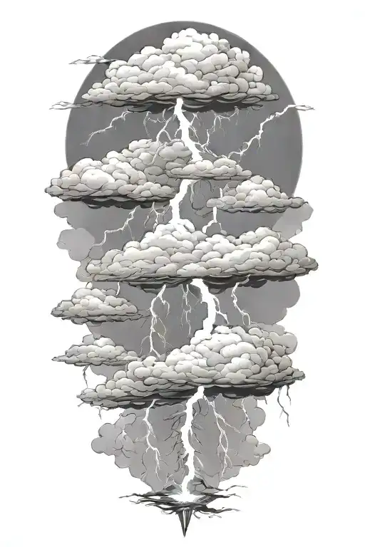 Lightning Storm Clouds