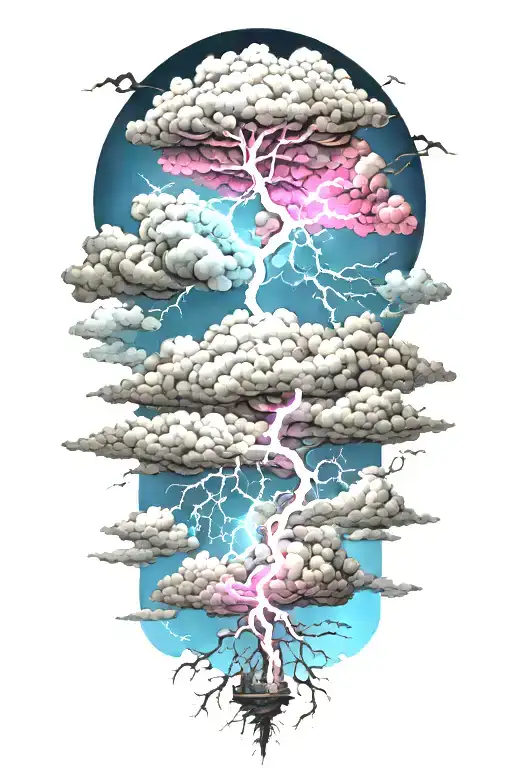 Lightning Storm Clouds