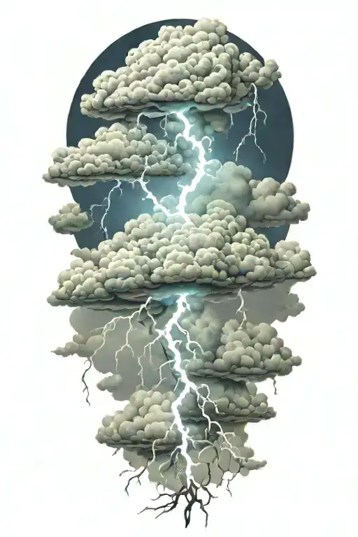 Lightning Storm Clouds