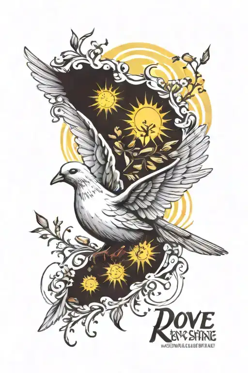 Dove Rays Of Sunshine 1965 Written Inside