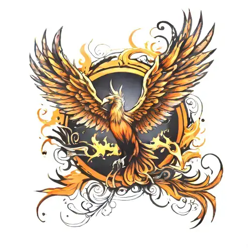 Phoenix Wings Spread