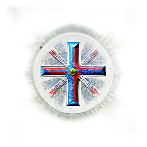 Cross With Military Theme