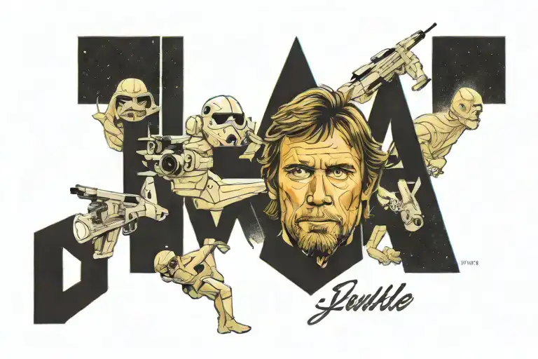 The Name Luke In The Stayle Of Star Wars