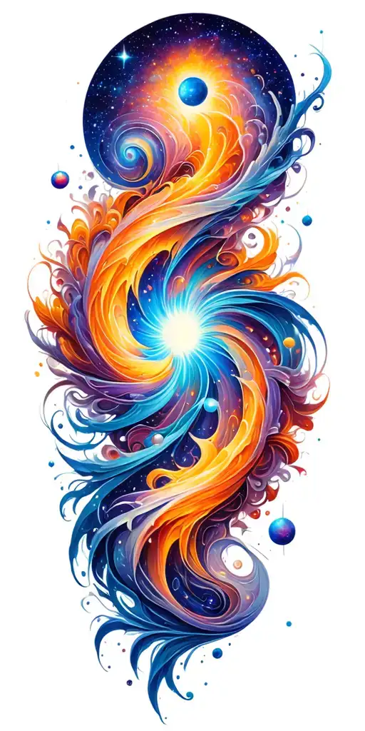 Space Galaxy Like Spiral