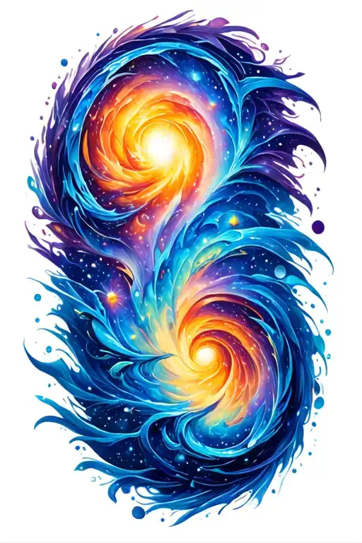 Space Galaxy Like Spiral