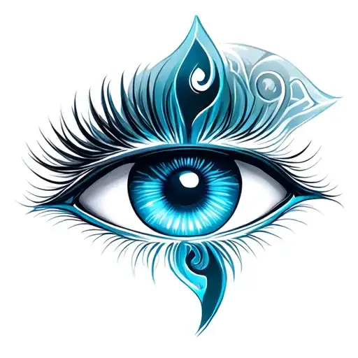 Eye Of Horus Symbol Cat Eye Lashes