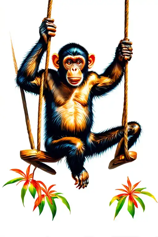 Monkey Swinging