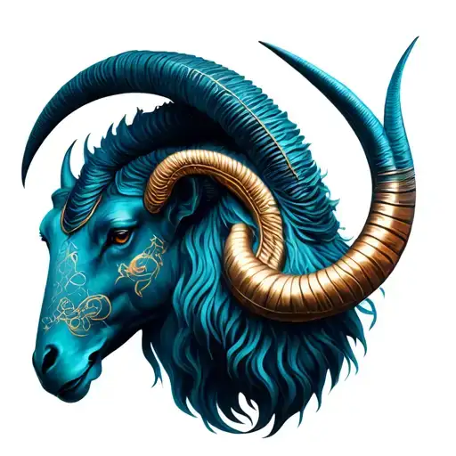 3D Capricorn Zodiac Sign