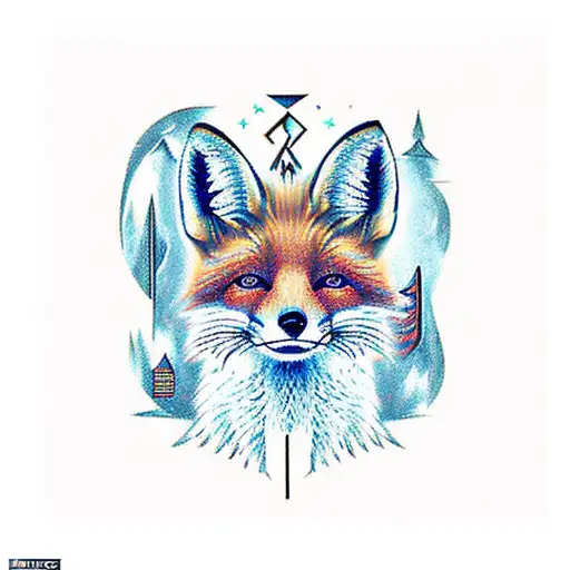 A Fox With A Letter K