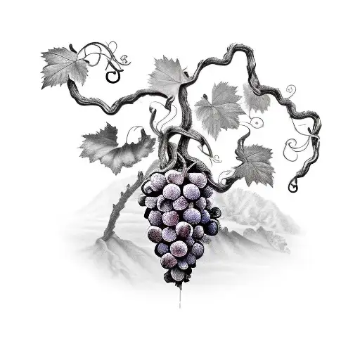 Grape Vine With Biblical Scripture