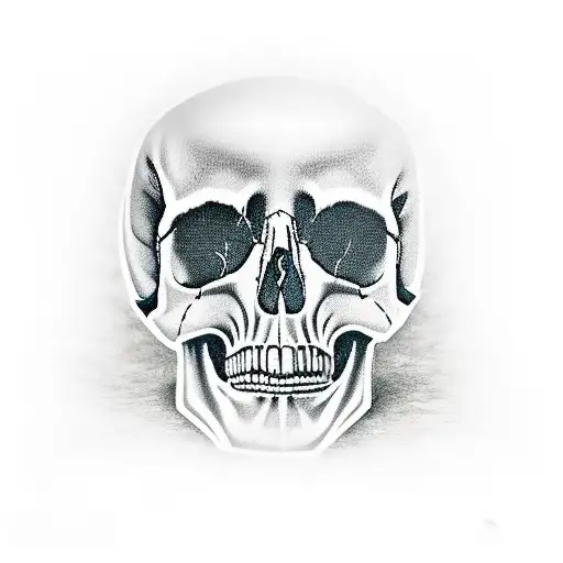 Boxing Gloves With A Skull On Them