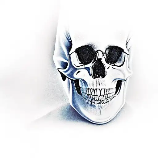 Skull With Boxing Gloves For Eyes