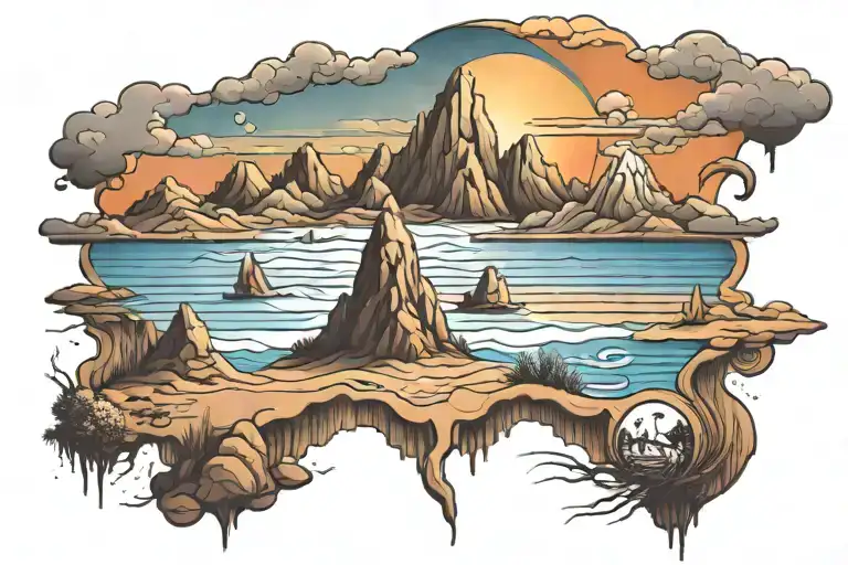 Montain Sunset Playa