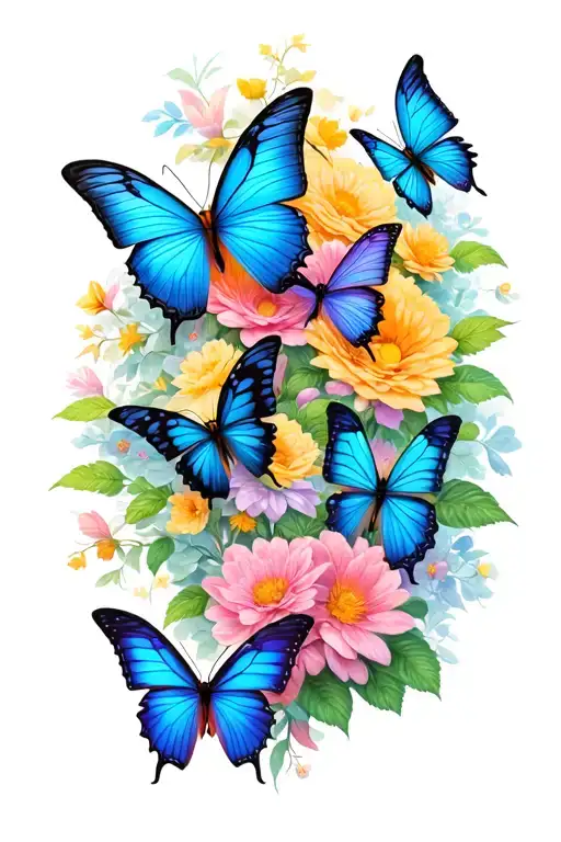 Slingle Little Butterflies Intertwined