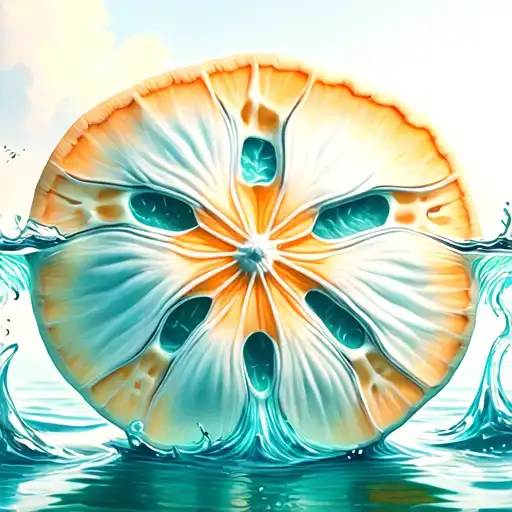 Water With Sand Dollar