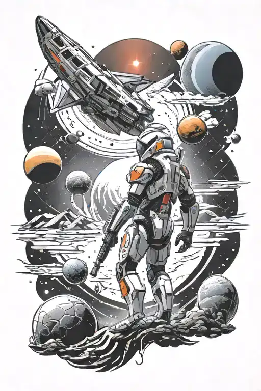 Mass Effect Space Themed