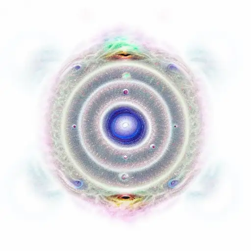 Allien Galaxy Saturn Fractal