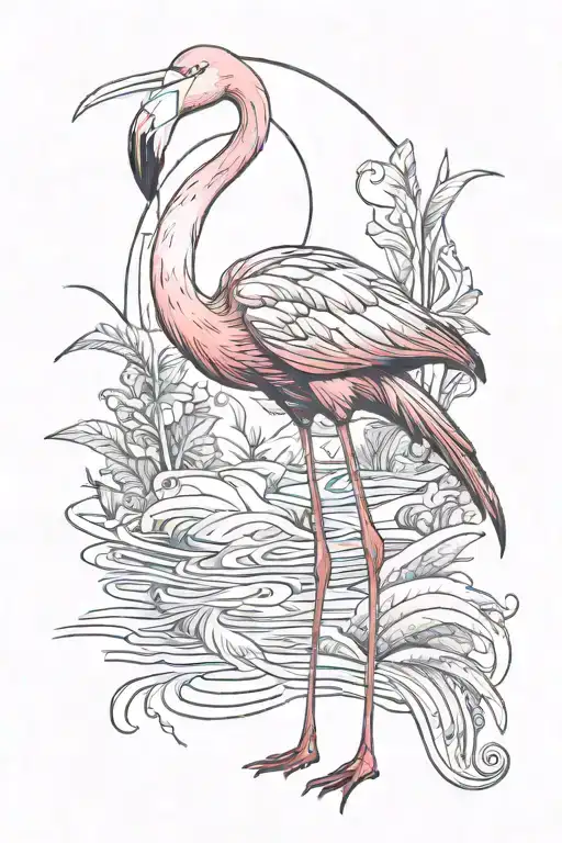 Flamingo Standing