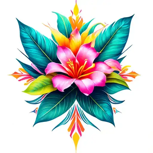 Hawaiian Tribal Design