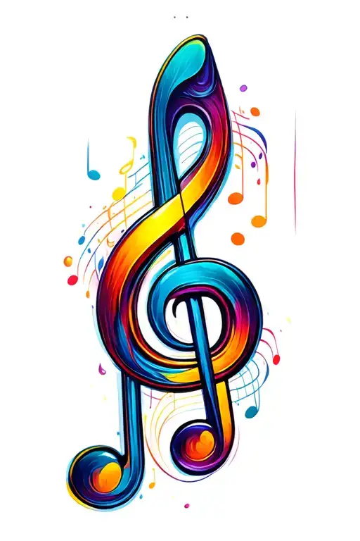 Music Notes Family Changing Body