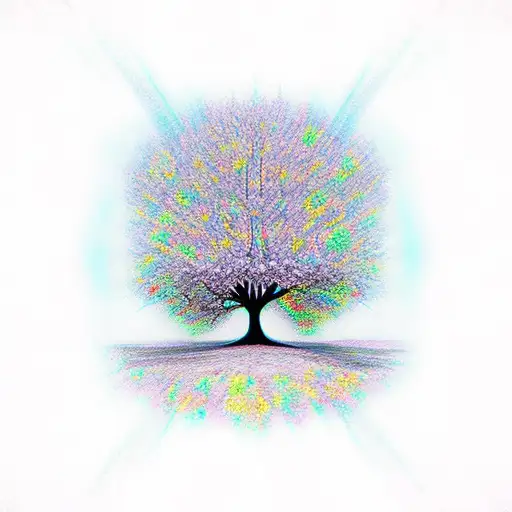 Tree Growing From A Diamond