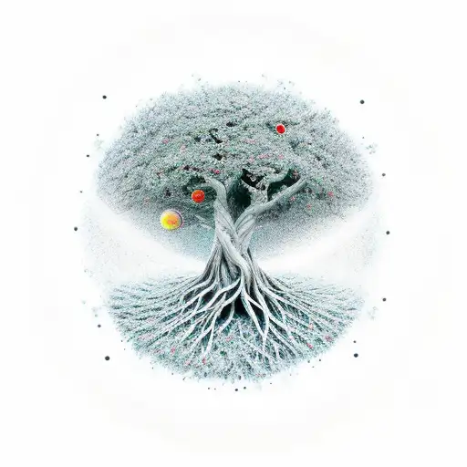 Tree Of Life Coming Out Of Blackhole