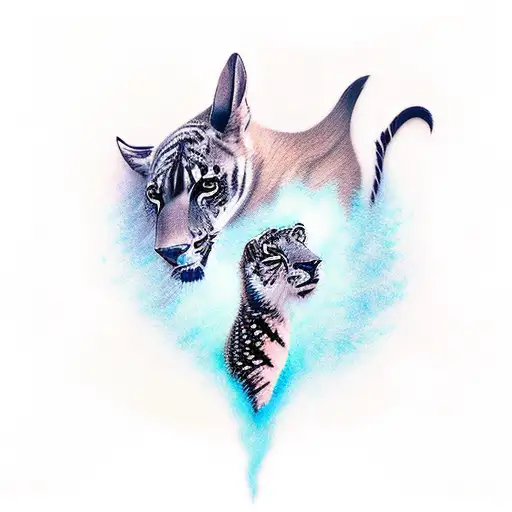 Create A Long Skinny Tattoo Showing Wildlife And How Its Easier To Relate To Wildlife Then Friends