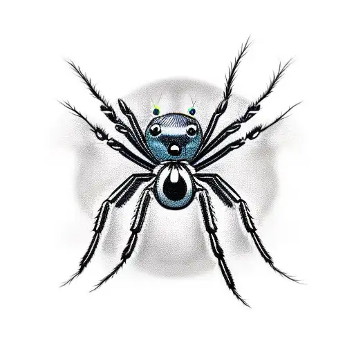 Small Stich And Poke Of A Spider