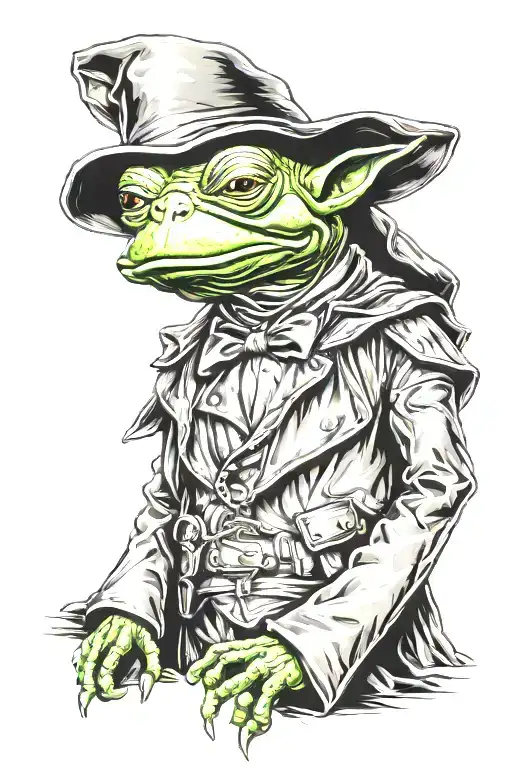 Darth Kermit The Frog Portrait