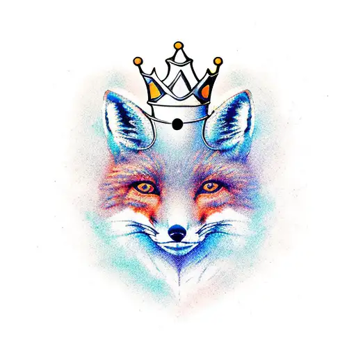 A Fox With A Crown
