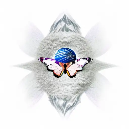 Butterfly Over The Sun