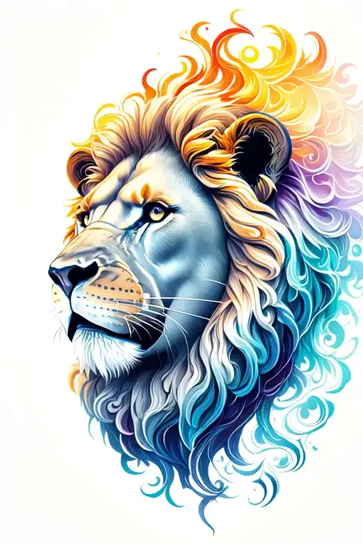 Growth Religion Lion Clock