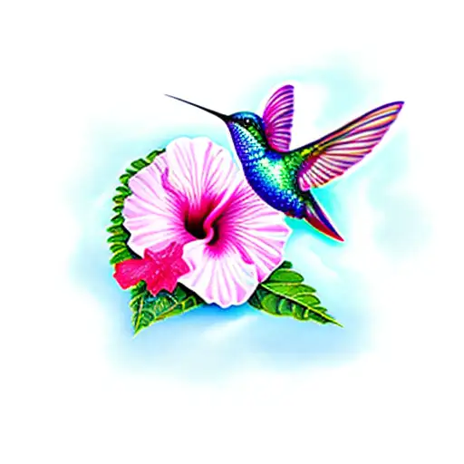 Hibiscus Hummingbird Beach
