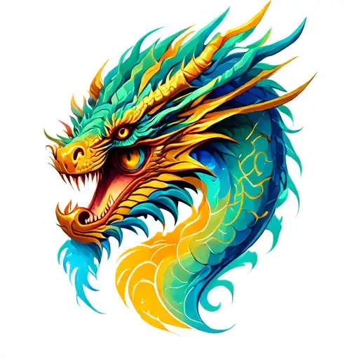 Dragon & Eye Of Horus