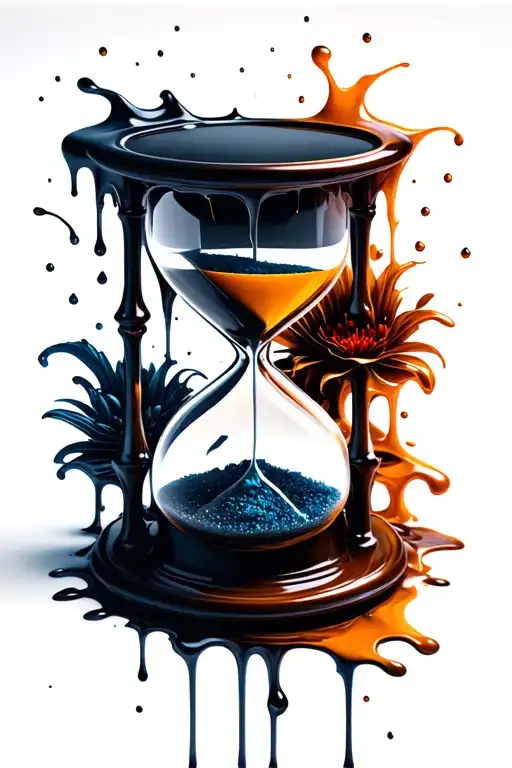 Hourglass Melting With Top Half Blocked Off