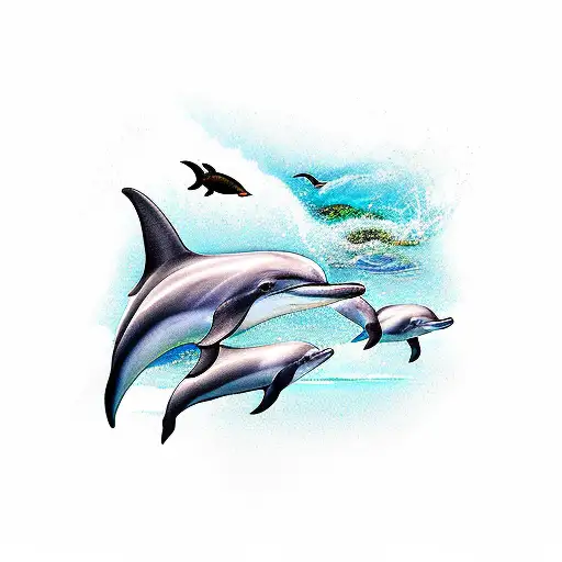 Wanderlust Beach With Dolphins