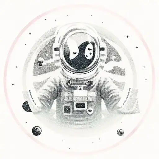 Astronaut Lost In Space Alone