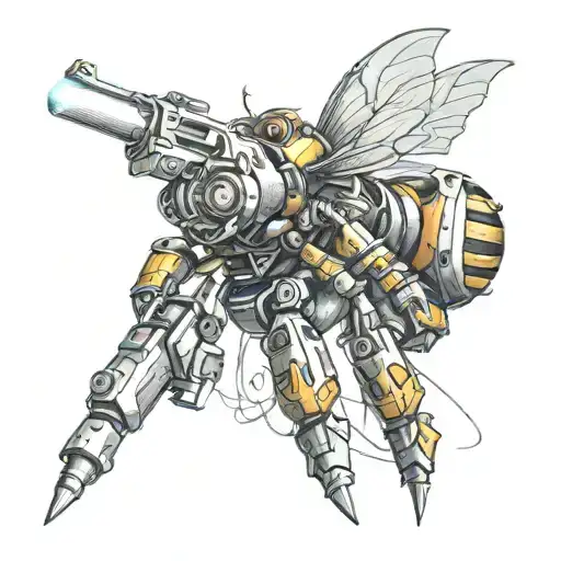 Bumblebee With A Gun