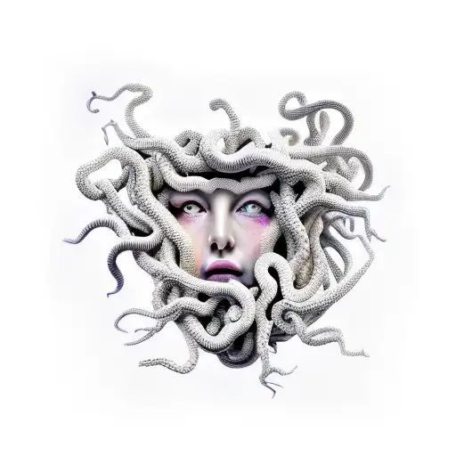 Medusa Broken Porcelain