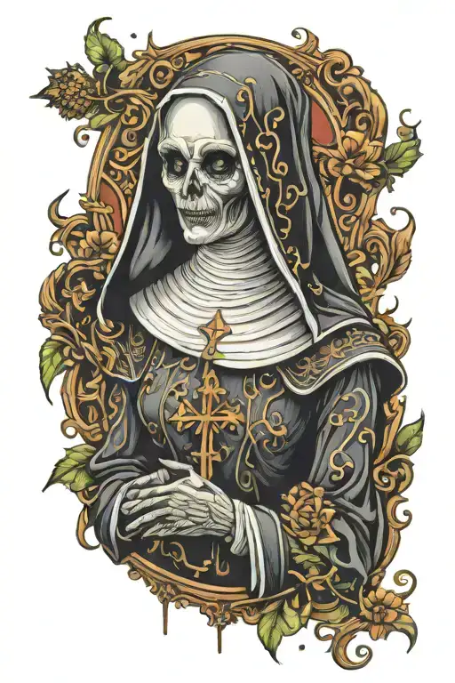 Spooky Evil Nun