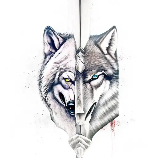 Spartan Warrior Riding A Fierce Wolf Into Battle