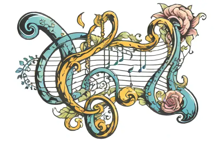 Musical Notes And Virgo Sign