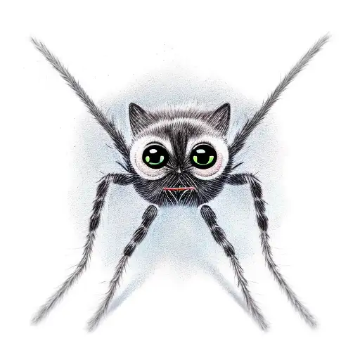 Black Cat Smashing Spider