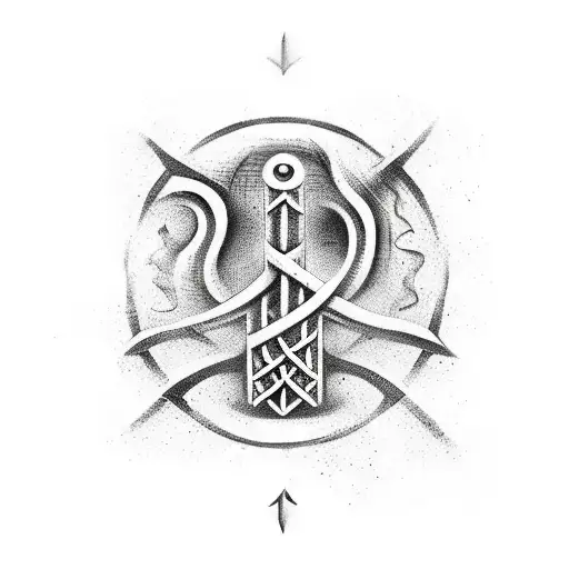 Protection Viking Rune In Arm