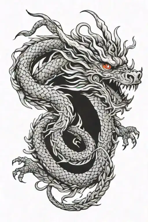 Braided Japanese Dragon