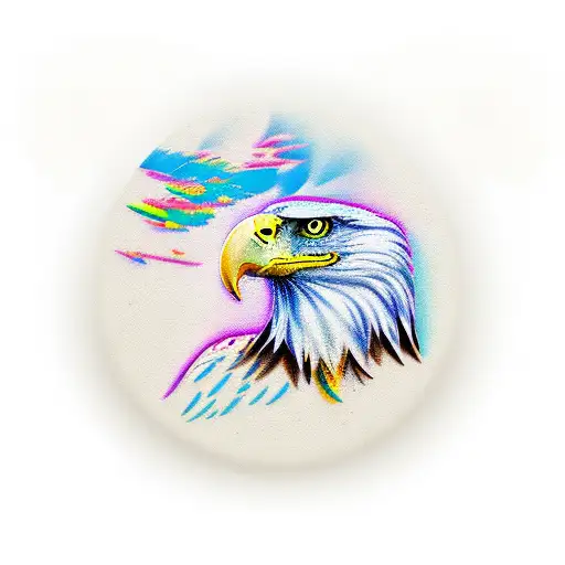 Eagle With Planet